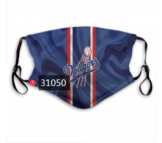 2020 Los Angeles Dodgers Dust mask with filter 32->mlb dust mask->Sports Accessory